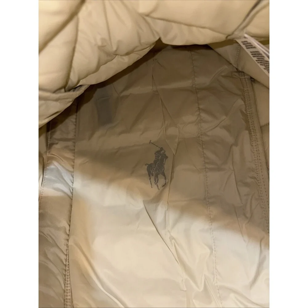 Polo Ralph Lauren Classic Puffer Vest Basic Sand Size Small NWT $198 - Picture 8 of 12